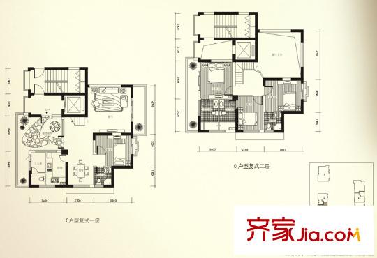 明舍御园户型图户型图3 4室2厅4卫1厨