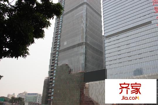 京基滨河时代广场外景图底层商业实景图(2015-3-11)
