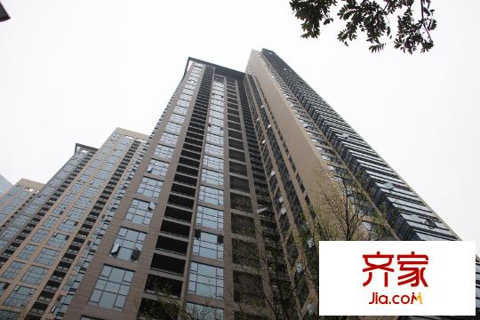 京基滨河时代广场外景图住宅西立面(2015-3-11)