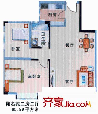 深圳 翔名苑 户型图10
