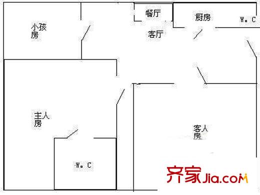 深圳 万科城市花园 户型图2