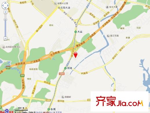 横岗花半里・薇博交通图横岗花半里?薇博