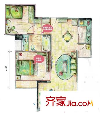 横岗花半里・薇博 户型图