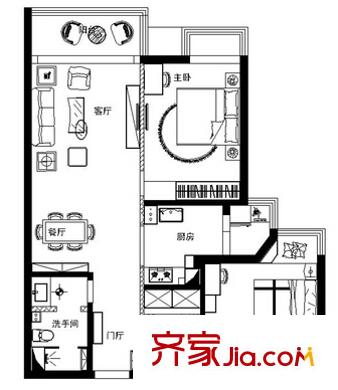 横岗花半里・薇博 户型图