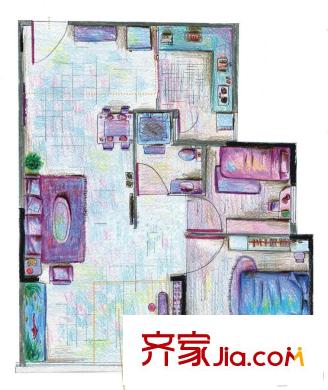 横岗花半里・薇博 户型图