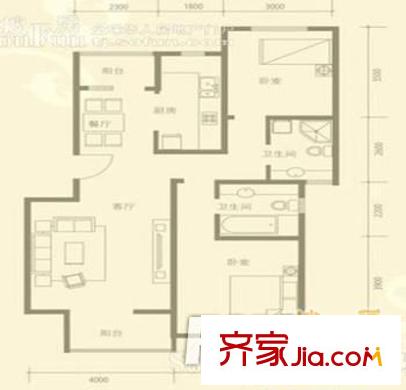 深圳 福馨花园 二居室 二房二厅一卫