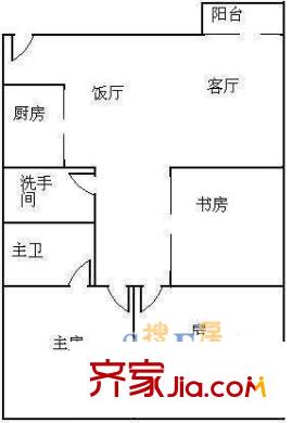 深圳 赛格景苑 户型图5