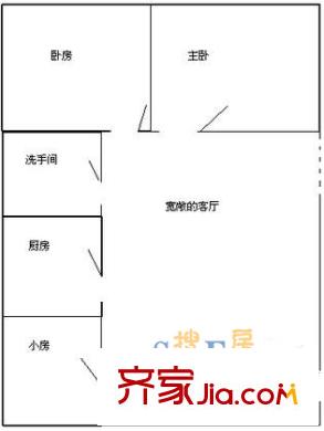 深圳 友联花园 户型图1