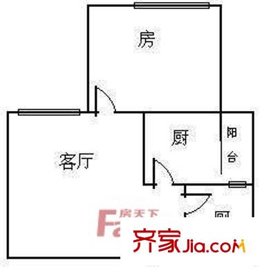 深圳 华富大厦 户型图5