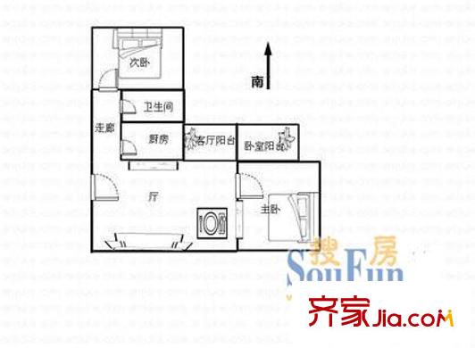 深圳南新苑户型图1