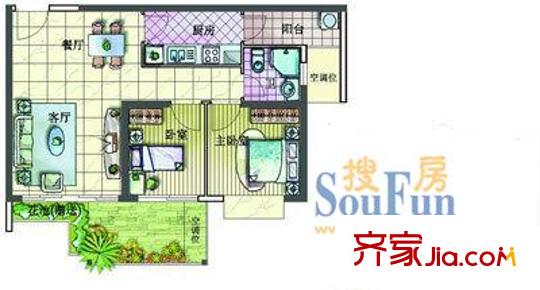 深圳南新苑户型图4