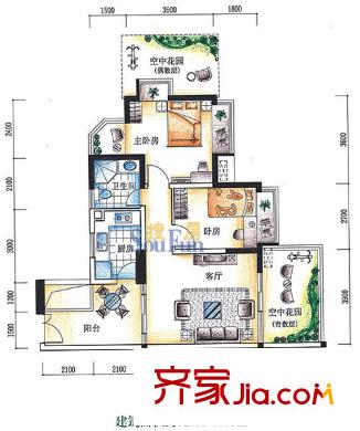 深圳 春树里 户型图1