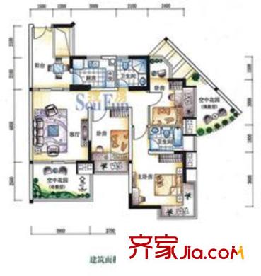 深圳 春树里 户型图4