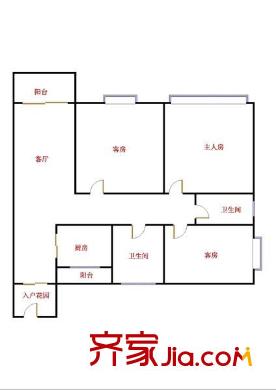 盛世名门家园 户型图6