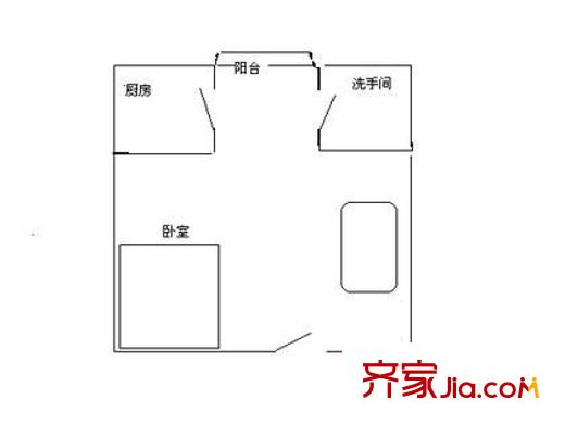 深圳 缔馨园 户型图1