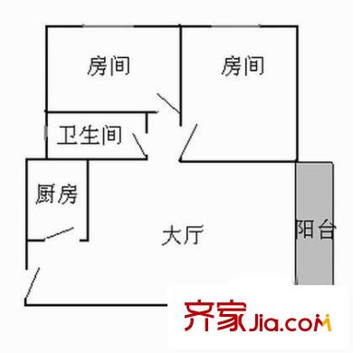 深圳 缔馨园 户型图3