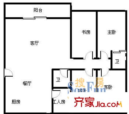 深圳 仓前锦福苑 户型图