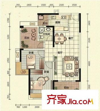 怡心广场 户型图