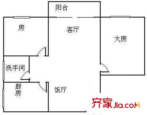 深圳 合正名园 户型图3