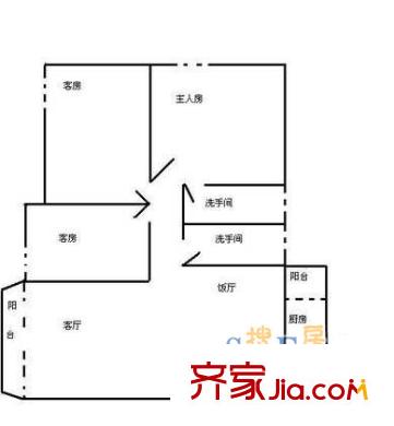 深圳 盈翠家园 户型图7