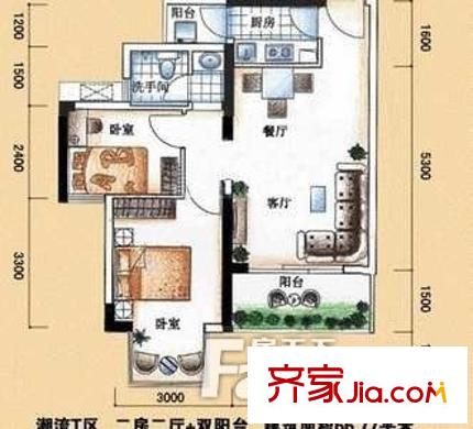 凯旋国际 0室 户型图
