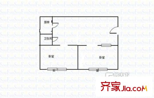 深圳 华茂苑二期 一居室 一房一厅一卫