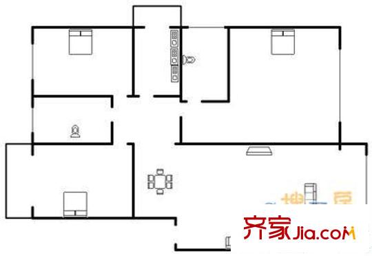 深圳旭仕达名苑户型图2