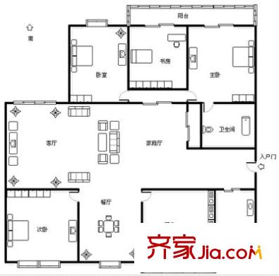 海天一色 0室 户型图