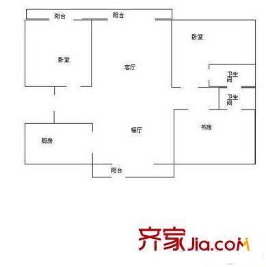 欧景城花园 0室 户型图