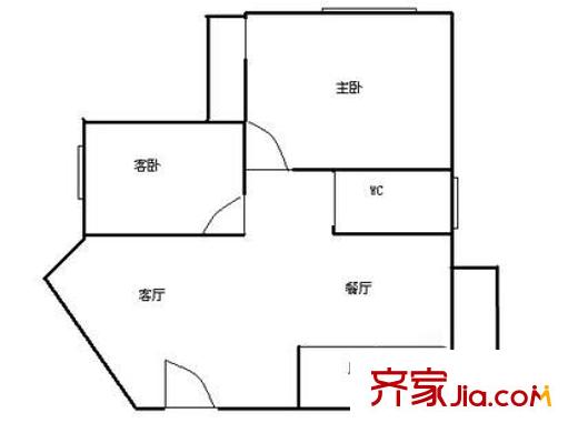深圳 茂业城花园大厦 户型图1