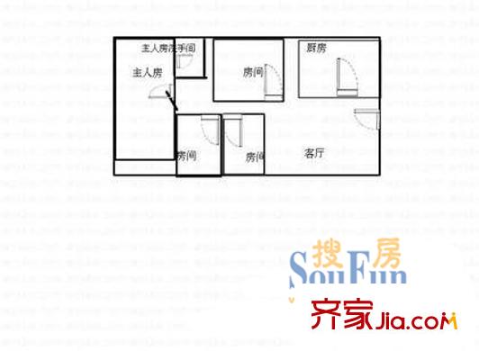 航苑大厦 户型图12