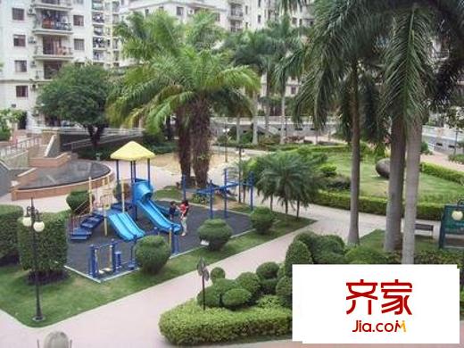 福田天健花园外景图小区园景