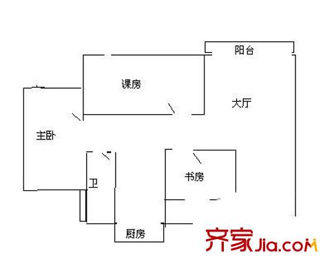 深圳 新洲花园 户型图3