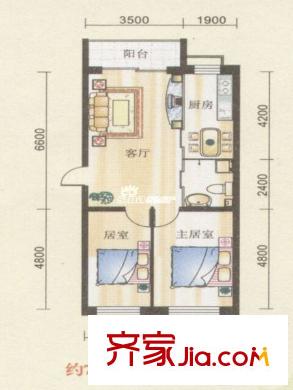 深圳 共和花园 二居室 二房二厅一卫