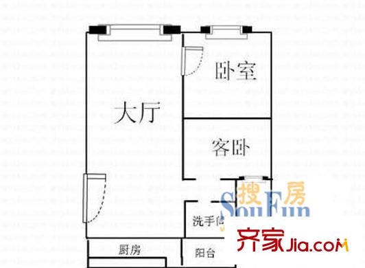 辛诚花园 户型图8