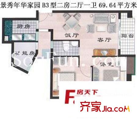 深圳 景秀年华家园 户型图