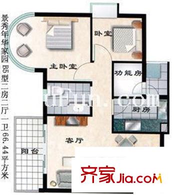 深圳 景秀年华家园 户型图