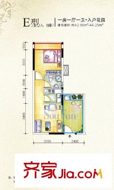 深圳 皇庭香格里 户型图1