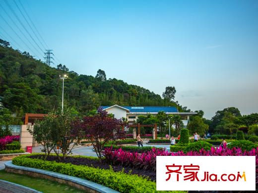 中海九平方米公馆别墅配套图附近的平峦山公园
