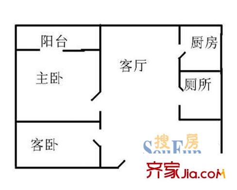 创业二村 户型图3