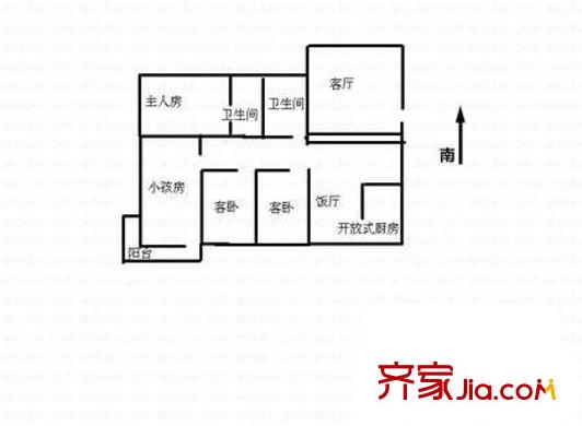 深圳 新锦安雅园 户型图8