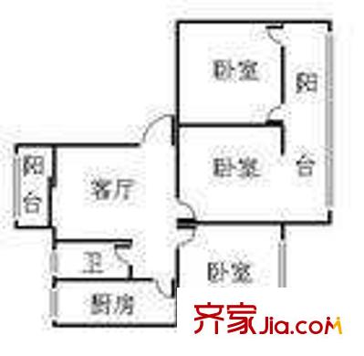深圳 岭下花园 户型图