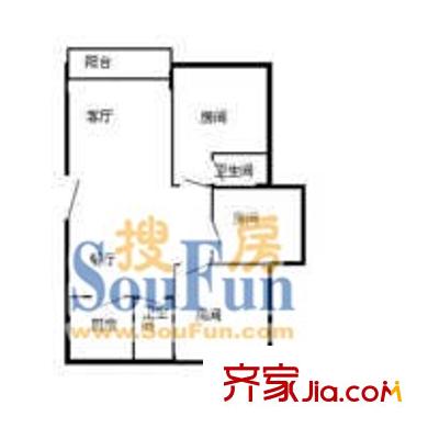 深圳 岭下花园 户型图