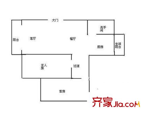 深圳 福中福商业城 户型图3