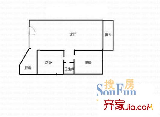 深圳 金钟大厦 户型图6