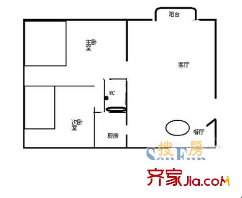 深圳中银花园户型图3