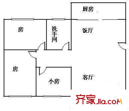 深圳 特发小区 户型图4