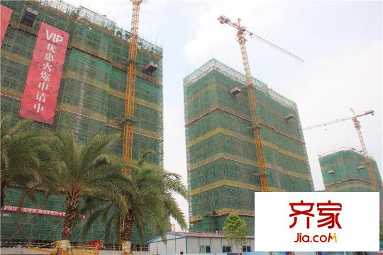 荣德国际楼栋工程进度(2015-9-8)