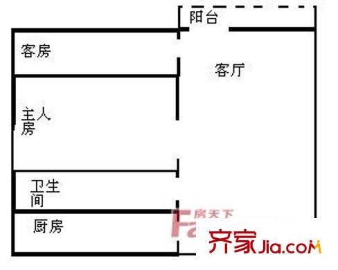 深圳 布吉中心广场 户型图6