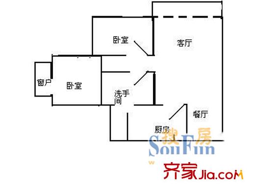 深圳 泰华锦绣城 户型图2